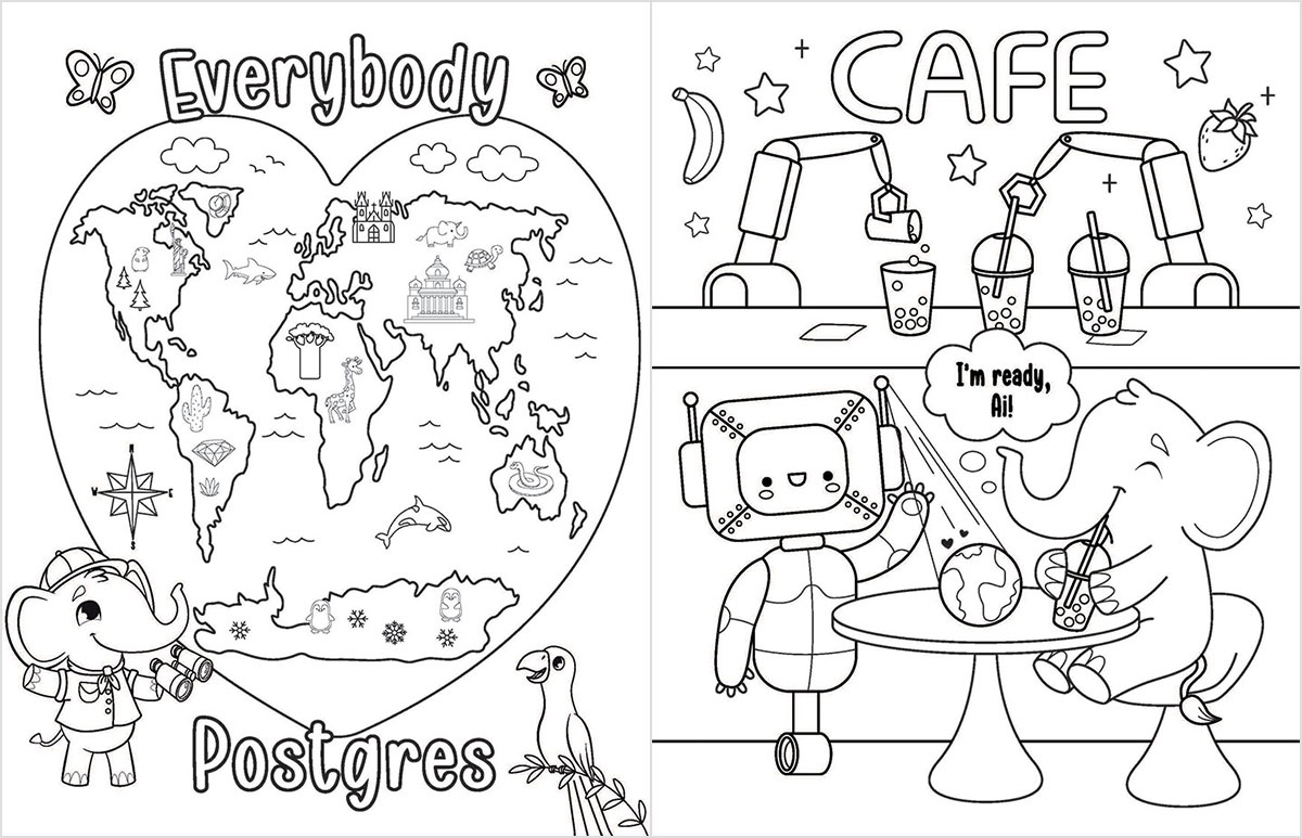 Figure 2: first and last pages of activity book