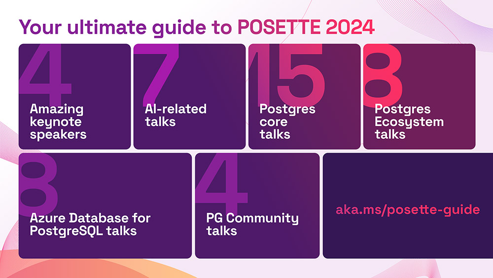 Ultimate Guide to POSETTE 2024 stats