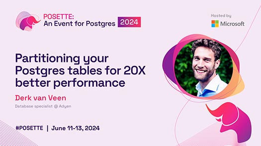 video thumbnail for Partitioning your Postgres tables for 20X better performance 