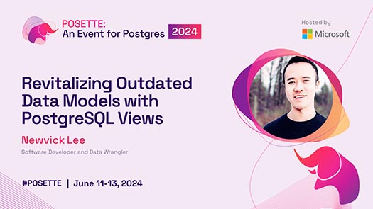 video thumbnail for Revitalizing Outdated Data Models with PostgreSQL Views