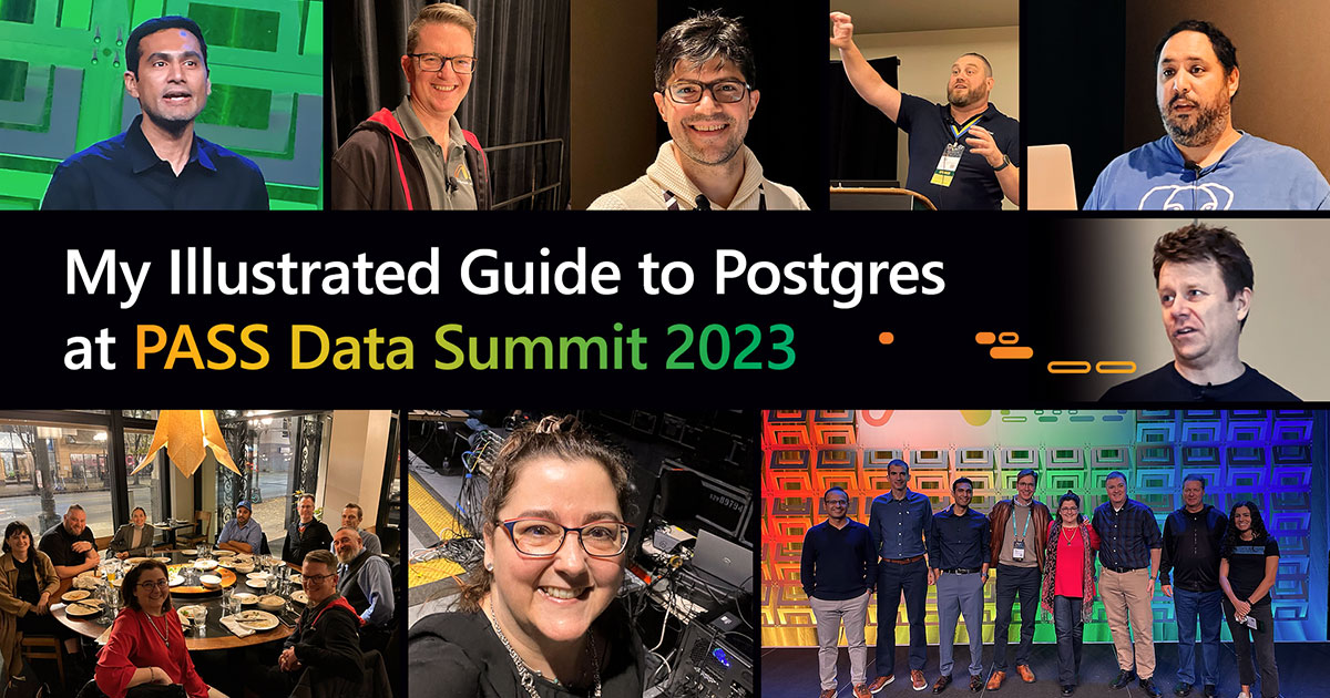 Claire Giordano: My Illustrated Guide to Postgres at PASS Data Summit 2023